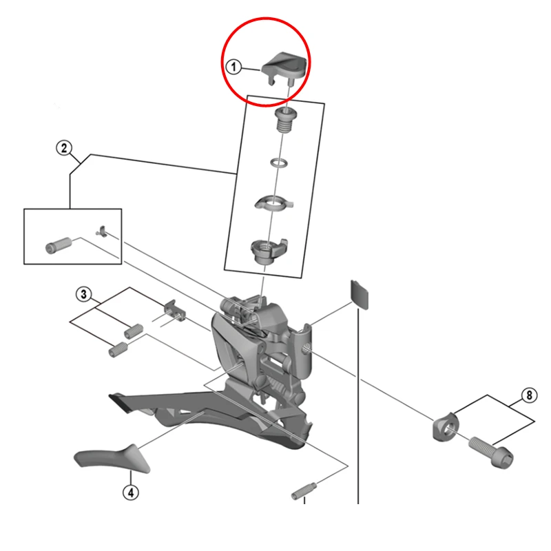 shimano derailleur parts list
