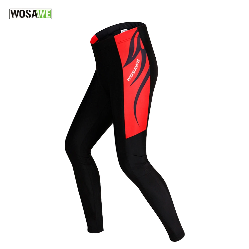 

WOSAWE Anti-sweat Cycling Tights Bicycle Pants Bike Cycling Riding Motorcycle Pants Clothing GEL Padded Trousers