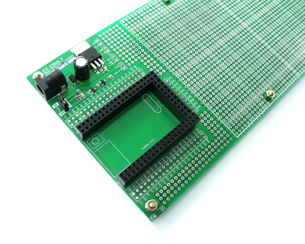 Двухсторонний прототип печатной платы Макет DIY 100x200 мм 4,096 в для Arduino Mega mini 2560