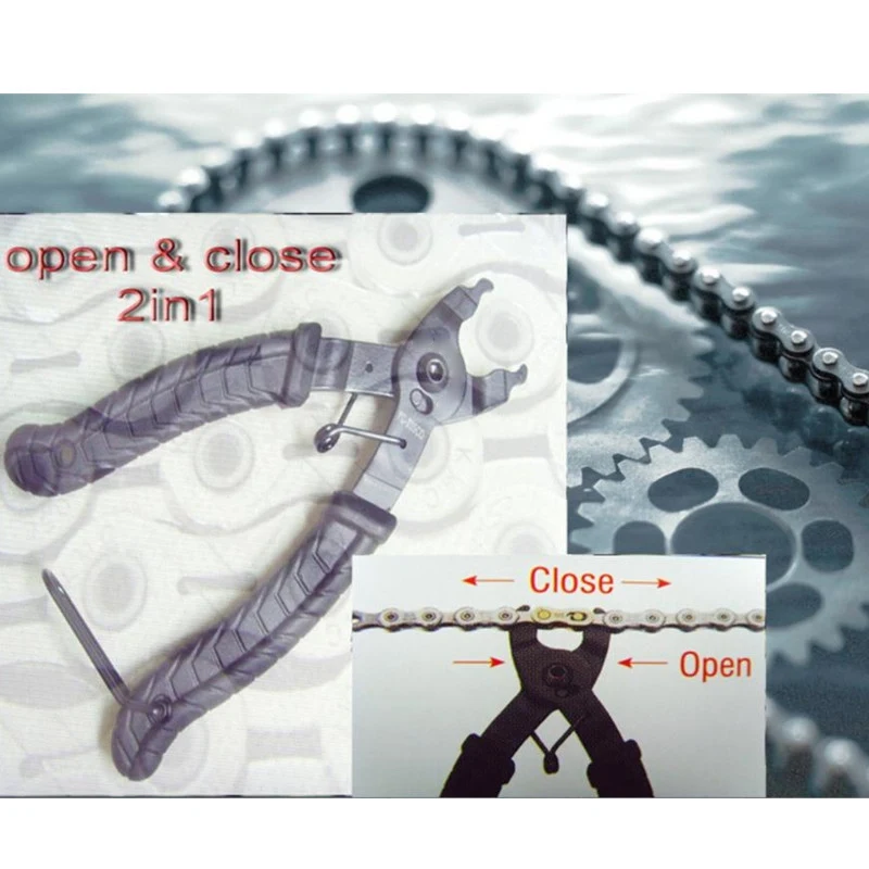 Инструмент для удаления велосипедной цепи, быстросъемный зажим, плоскогубцы, съемный двойной велосипедный инструмент для ремонта велосипеда, Новинка