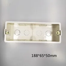 SeTo 118 Тип общий L открытая установка Нижняя коробка розетка настенная пластина