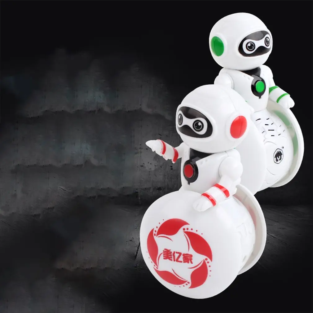Музыкальный Неваляшка, робот для раннего обучения, раздвижной Неваляшка, звук и светильник, игрушки, Новые Развивающие игрушки, детские игрушки