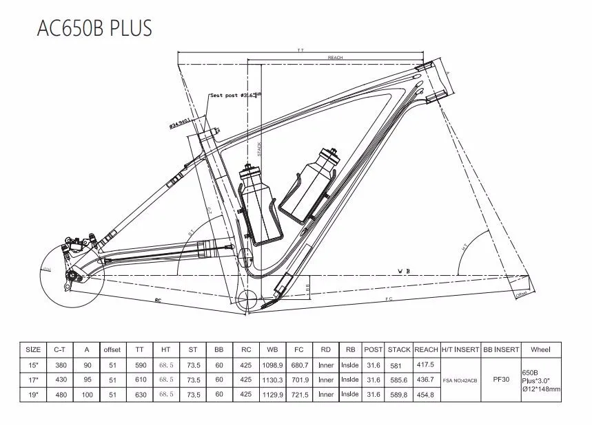 Sale Chinese full carbon mtb 27.5er plus boost frame UD Matte 110*15 fork with 148*12mm rear spacing 650b mountain bike frame 1