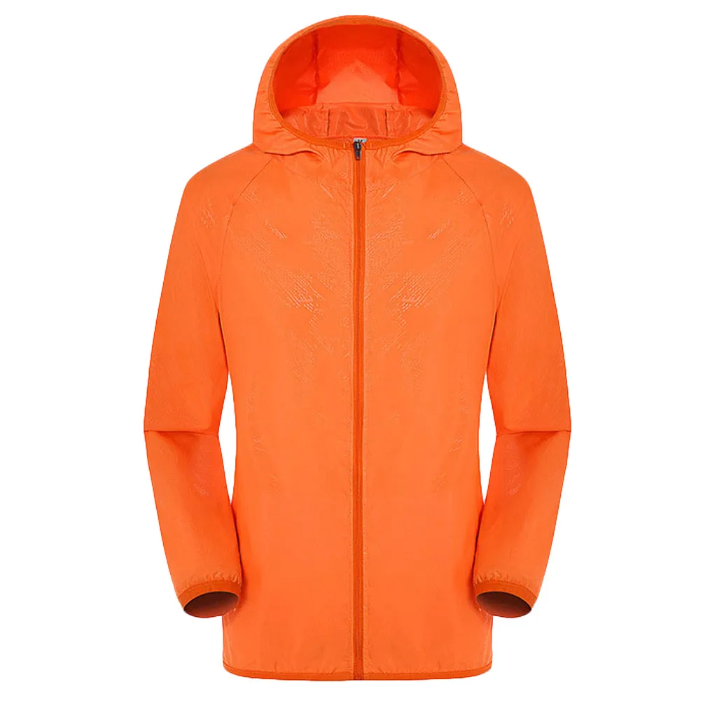 Осенне-зимнее пальто мужские повседневные новые модные пальто Зимние Куртки ветрозащитные ультралегкие непромокаемые ветровки Топ Y718 - Цвет: Orange