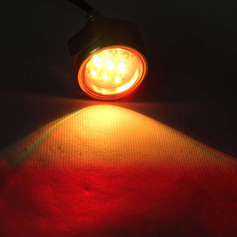 Цветная(RGB) 12 V-24 V 27 W Лодка дренажный прожектор 9 светодиодный свет для лодки подводная лодка лампа с резьбой NPT фонтан бассейн Пруд лампы