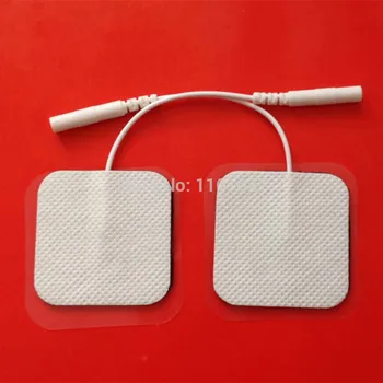 

DHL freeshipping 2000pcs/lot(1000 pairs) 4*4cm Tens Electrode Pads for Slimming Massage Digital Therapy Machine Massager