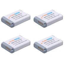 4Pcs NB-13L NB 13L NB13L Battery for Canon PowerShot G5X G7X G9X G7 X Mark II G9 X,SX620 SX720 SX730 HS Digital Camera