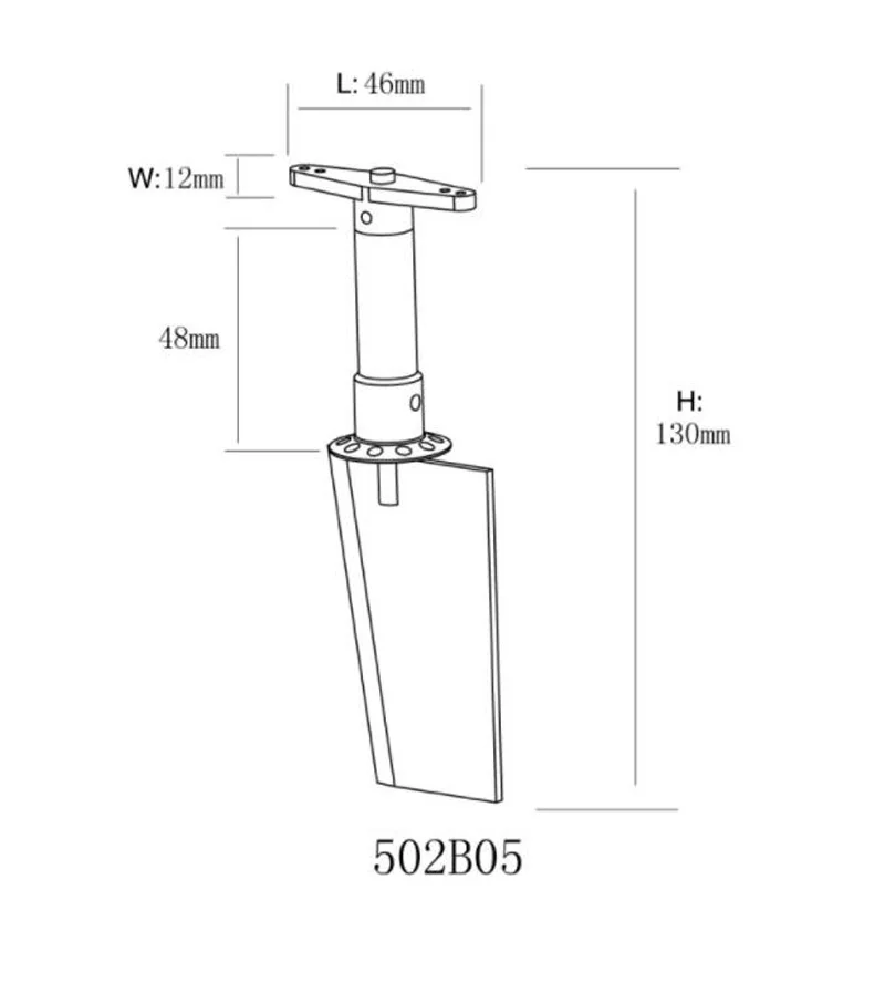 1 قطعة FSR-V15 الدفة L46xH130mm بالكامل مغمورة شفط الدفة أجزاء ل RC الميثانول السفينة البنزين قارب سباق عارض قوارب
