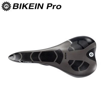 

BIKEIN Ultralight 3k Carbon Cycling Mountain Bike Saddle Racing Road Bike Front Seat MTB Cushion Matte/Glossy Bicycle Parts 100g