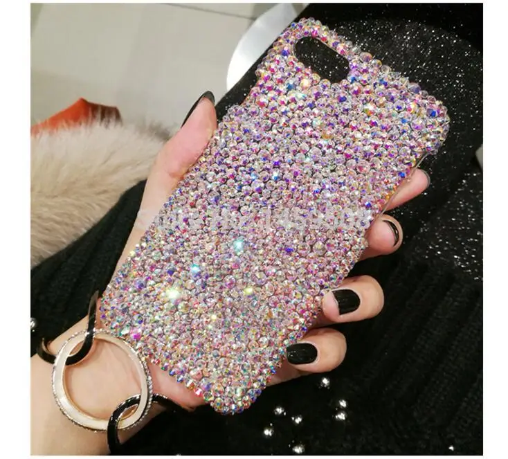 Для samsung Galaxy S3 S4 S5 S6 S7 край S8 S9 S10E S10 Plus Note 2 3 4 5 8 9 G530 со стразами чехол Полный