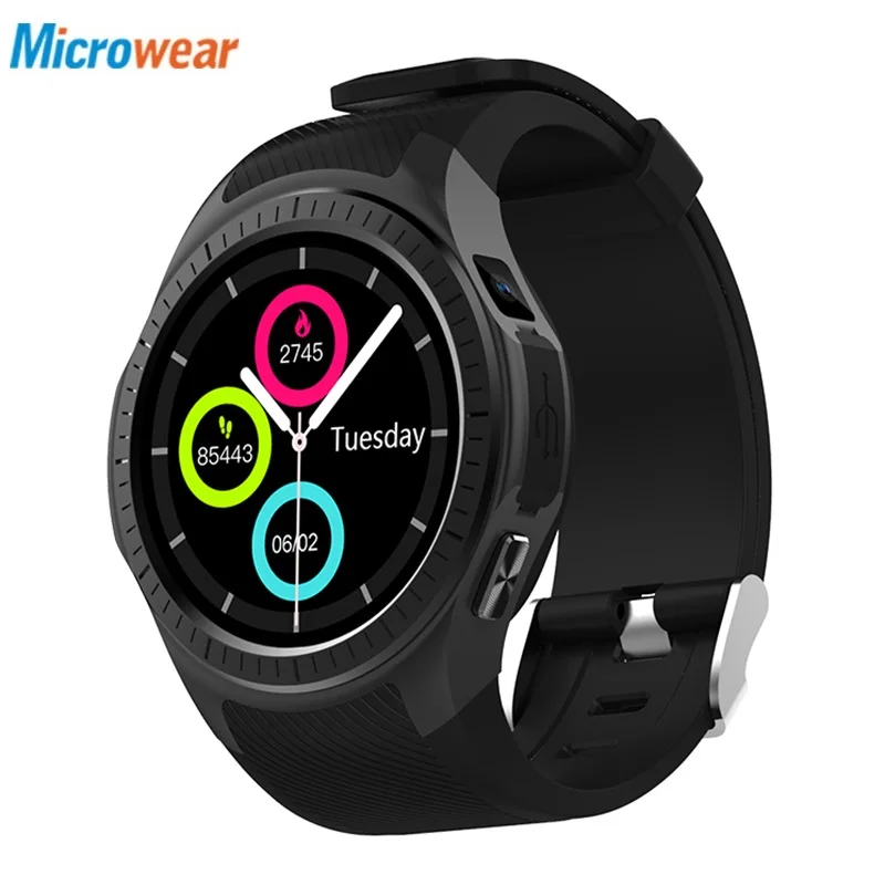 

Microwear L1 Smart Watch Bluetooth GPS Sport Watch Heart Rate MonitorPedometer Sleep Monitor for Android IOS