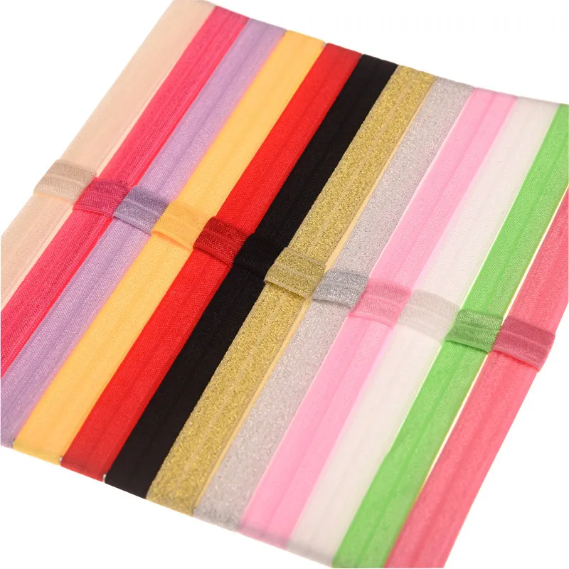 

24PCS Chinlon Elastic Headbands 1.5cm Smooth Hairband Hair Accessories Newborn Headband Fashion Hair Ribbon Accessory Hair Band