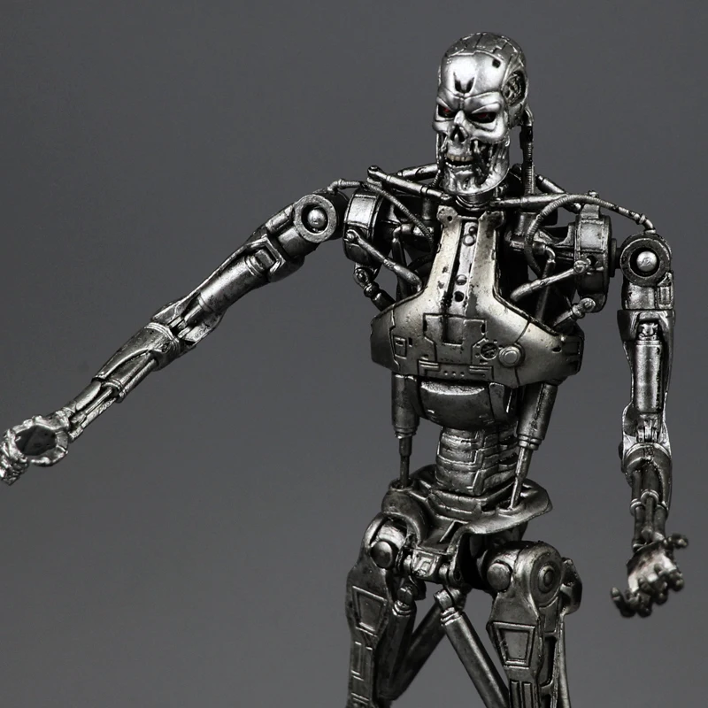 Cena Nowe pudełko darmowa wysyłka NECA Terminator 2 figurka T800 Cyberdyne Showdown zabawka figurka z pcv 7 \