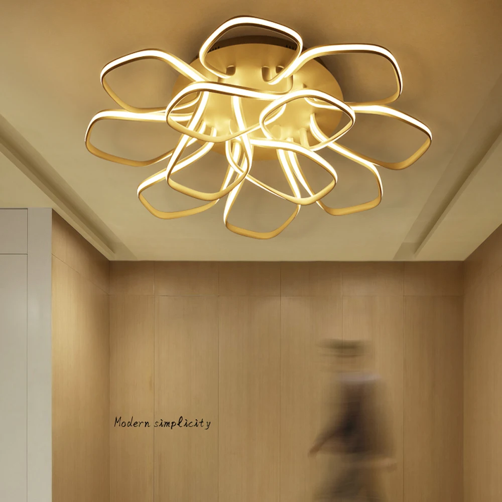 

LED Nordic Iron Aluminum Acrylic Minimalism LED Lamp.LED Light.Ceiling Lights.LED Ceiling Light.Ceiling Lamp For Foyer Bedroom
