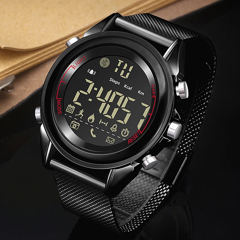 

JEISO Smart Watch Men LED Digital Wristwatch Waterproof Sports step Watches Android IOS Bluetooth Smart Watch Relogio Masculino