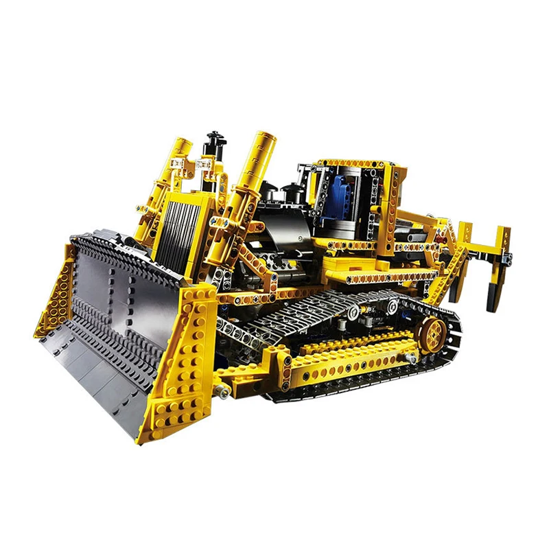 

LEPIN 20008 technic series 1384pcs remote control the bulldozer Model Assembling Building block Bricks DIY Toy For Children 8275