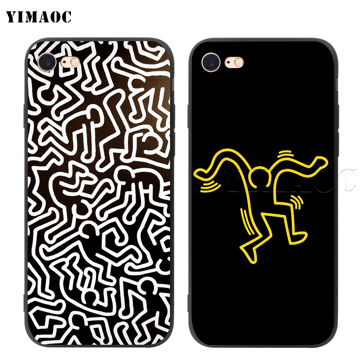 YIMAOC Keith Haring силиконовый мягкий чехол для iPhone 11 Pro XS Max XR X 8 7 6 6S Plus 5 5S SE