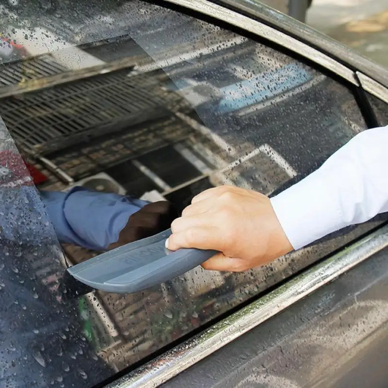 Цельная Чистящая Щетка для машины, лобовое стекло, соскабливание, без шума, автомобильная силиконовая щетка для очистки стекла