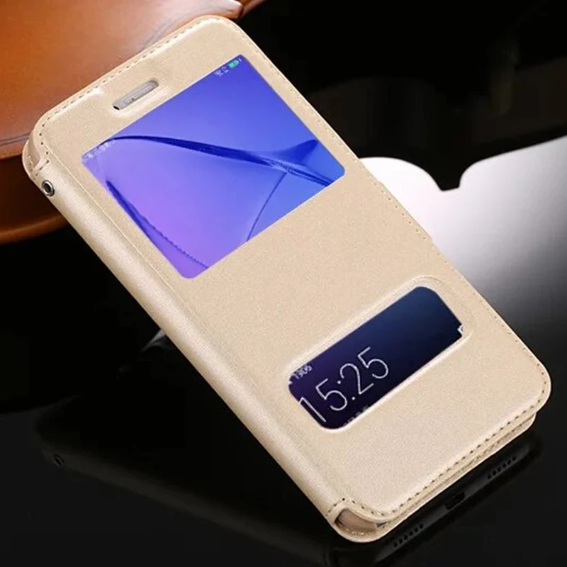 

For Huawei Honor 8 lite Case Smart Flip Stand Cover Cases High Quality PU Leather Case For huawei honor 8 lite Back cover Coque