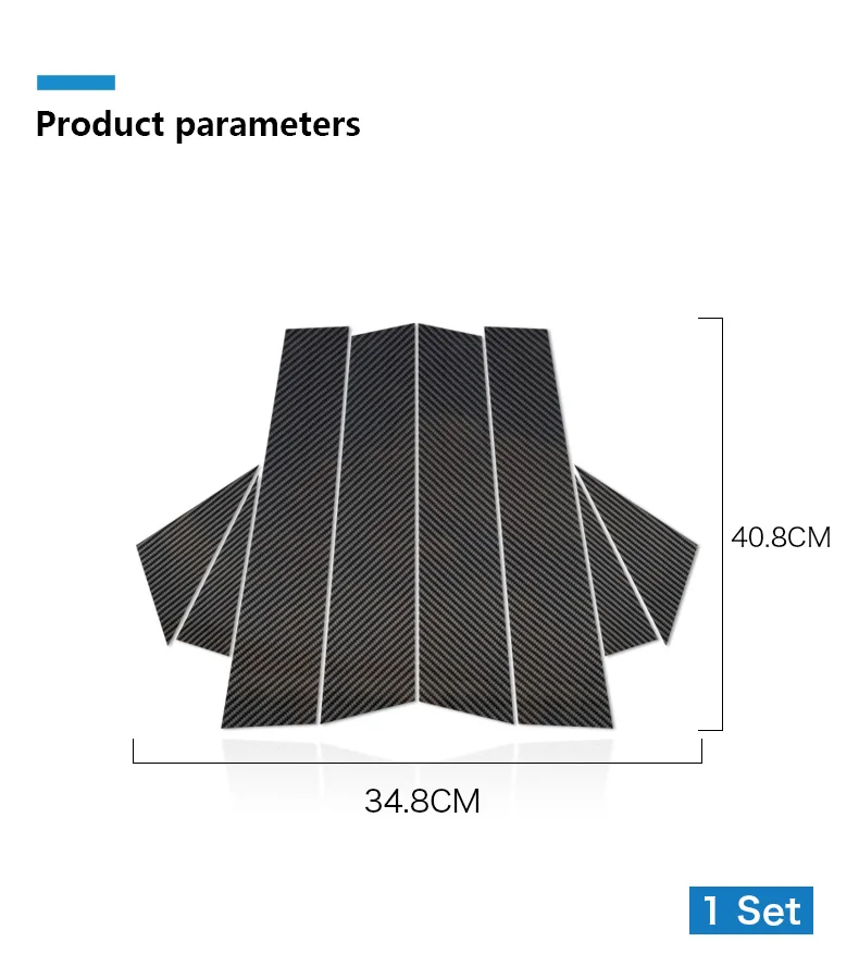 Mini Cooper Countryman R60 Accessories Carbon Fiber B C Pillar Cover Trim Window Mouldings Car Protector Stickers (9)