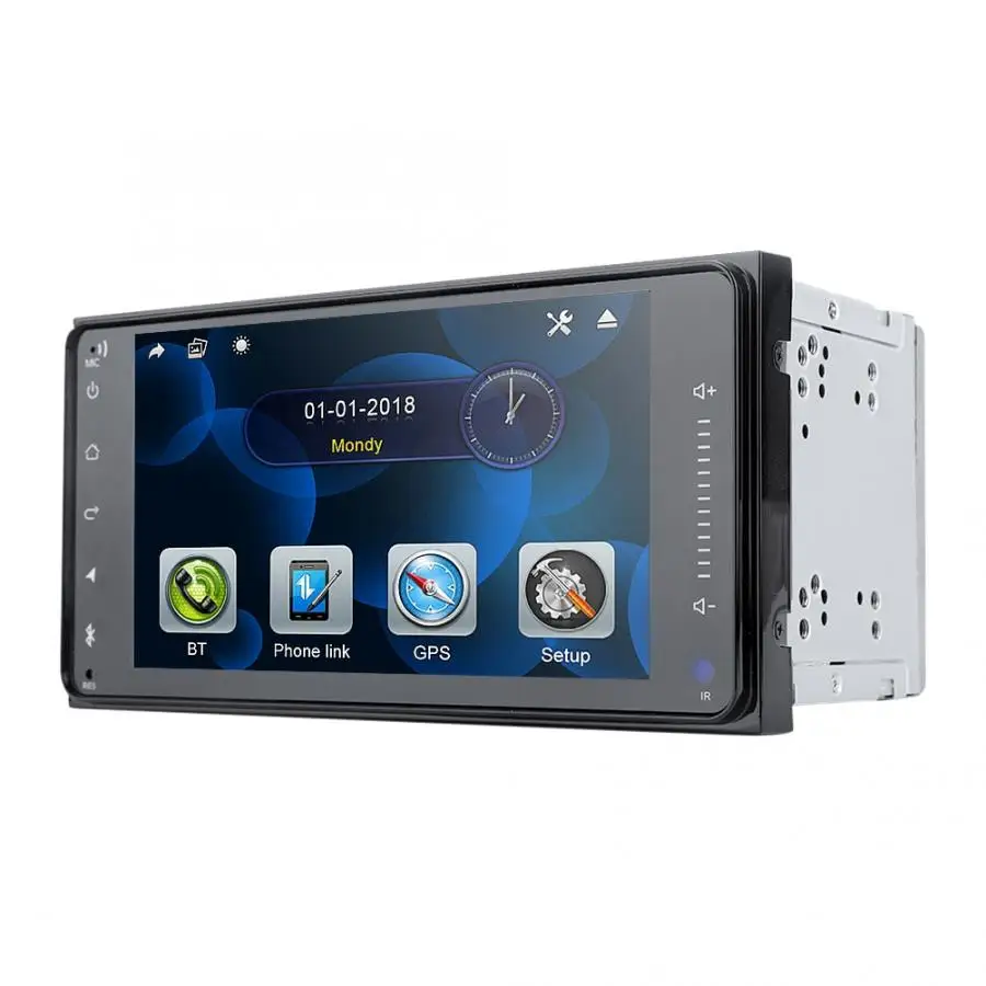 Top Car Multimedia Player 7 Inch Smart Portable Touch Screen Car GPS Player Universal for Toyota (4+32) multimedia car Accessories 2