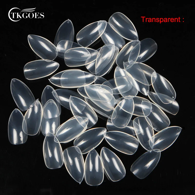 TKGOES-600PCS-Stiletto-Pointed-Acrylic-Nails-Oval-Short-Artificial-nail-tips-Plastic-full-false-french-nail (1)