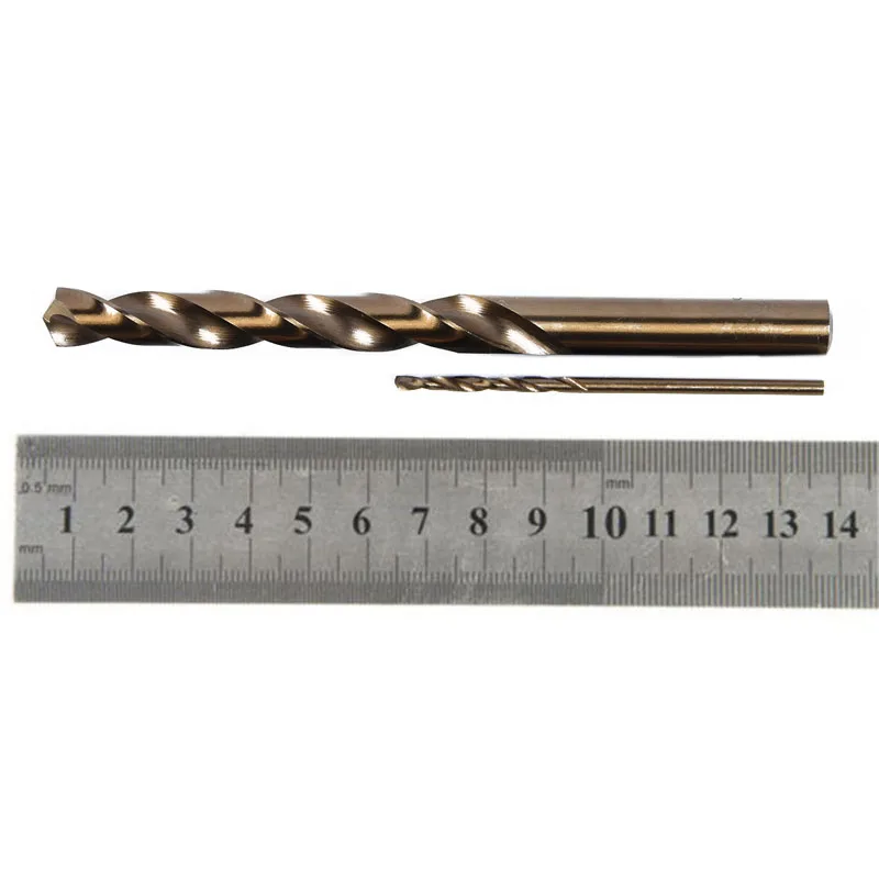 1.5-10mm Drill Bits HSS-Co 5% M35 Cobalt 135 Degree Split Point Tip Replace Kit