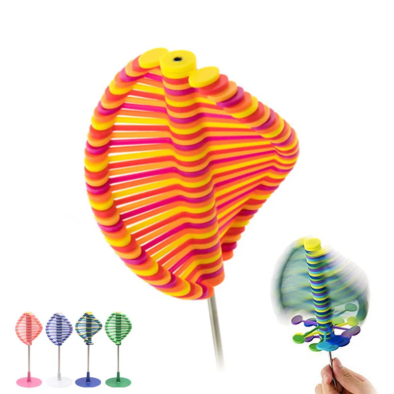 

Rotating lollipop science series toys Gyro Candy color creative decoration Gift Unique visual enjoyment 1PCS