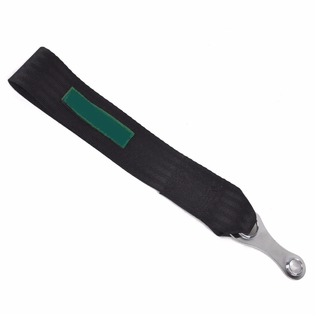 Mayitr Black Universal Car Vehicle Towing Strap Racing Recovery Hook