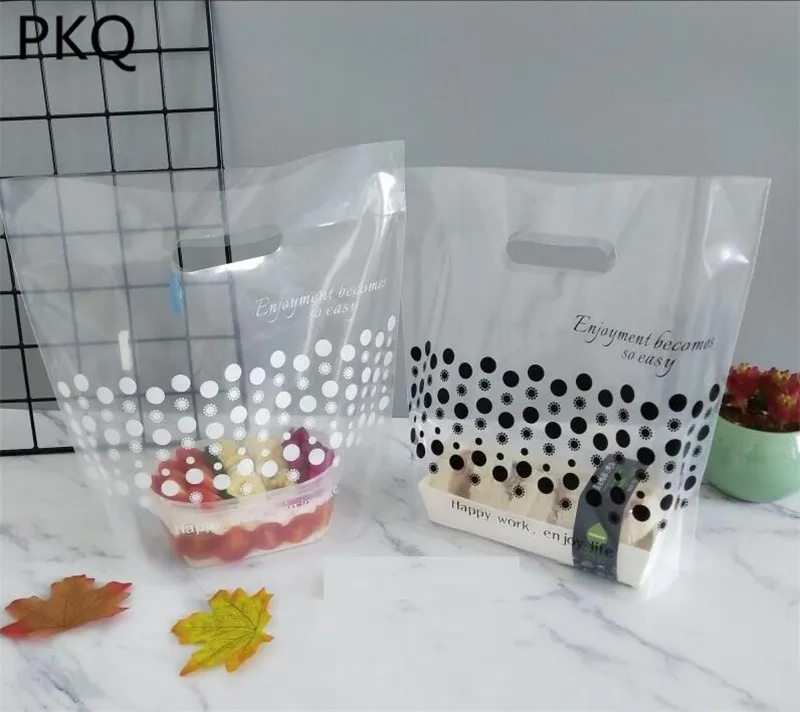 Buy 50pcs Transparent Gift Bag Plastic Bags with