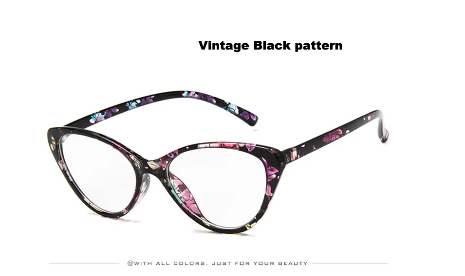 Винтажные женские очки кошачий глаз, дешевые ретро оптические оправы, очки по рецепту, женские очки, простые грациозные очки