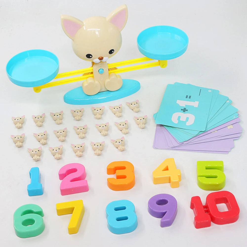 

Montessori Educational Toy Learn Add And Subtract Child Intellectual Game Math Toys Animal Modeling Funny Kids Gift