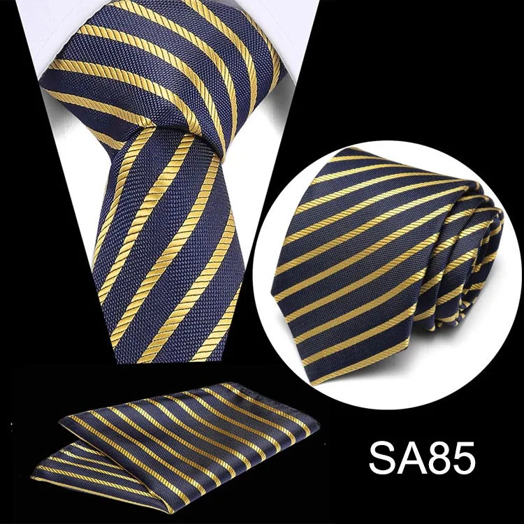 2019 Мода 7,5 см широкий галстук наборы черный/синий/красный мужской шейный платок мужской подарок полиэстер шелк ручной работы 50 цветов