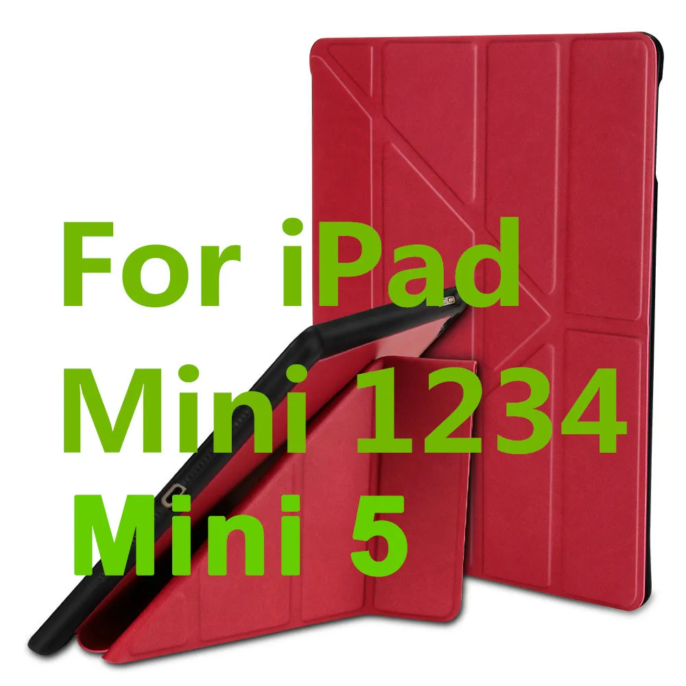 Чехол для iPad 2/3/4 смарт-чехол для iPad 9,7 из искусственной кожи чехол для iPad Mini 1 2 3 4 iPad 5 Air iPad 1 2 чехол с карандаш держатель - Цвет: 7