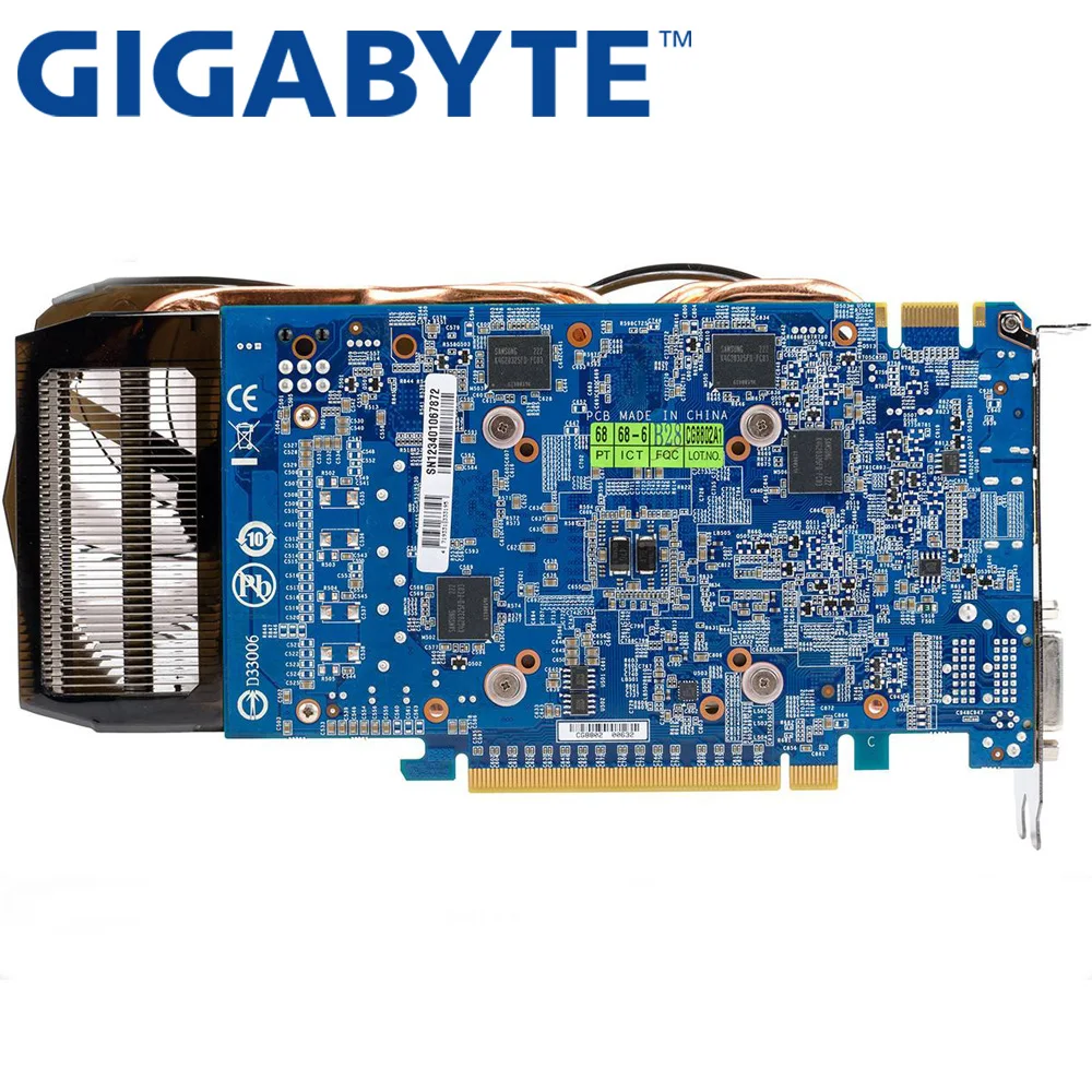 Видеокарта GIGABYTE GTX 660 2GB 192Bit GDDR5, видеокарты для nVIDIA Geforce GTX660, используемые vga-карты прочнее GTX 750 Ti