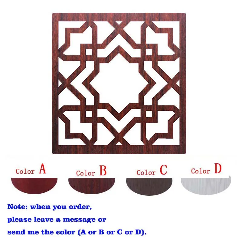 Подвесные стеновые панели стильный мобильный деревянный вход гостиная спальня отель ресторан минималистский современный китайский резной - Цвет: 21