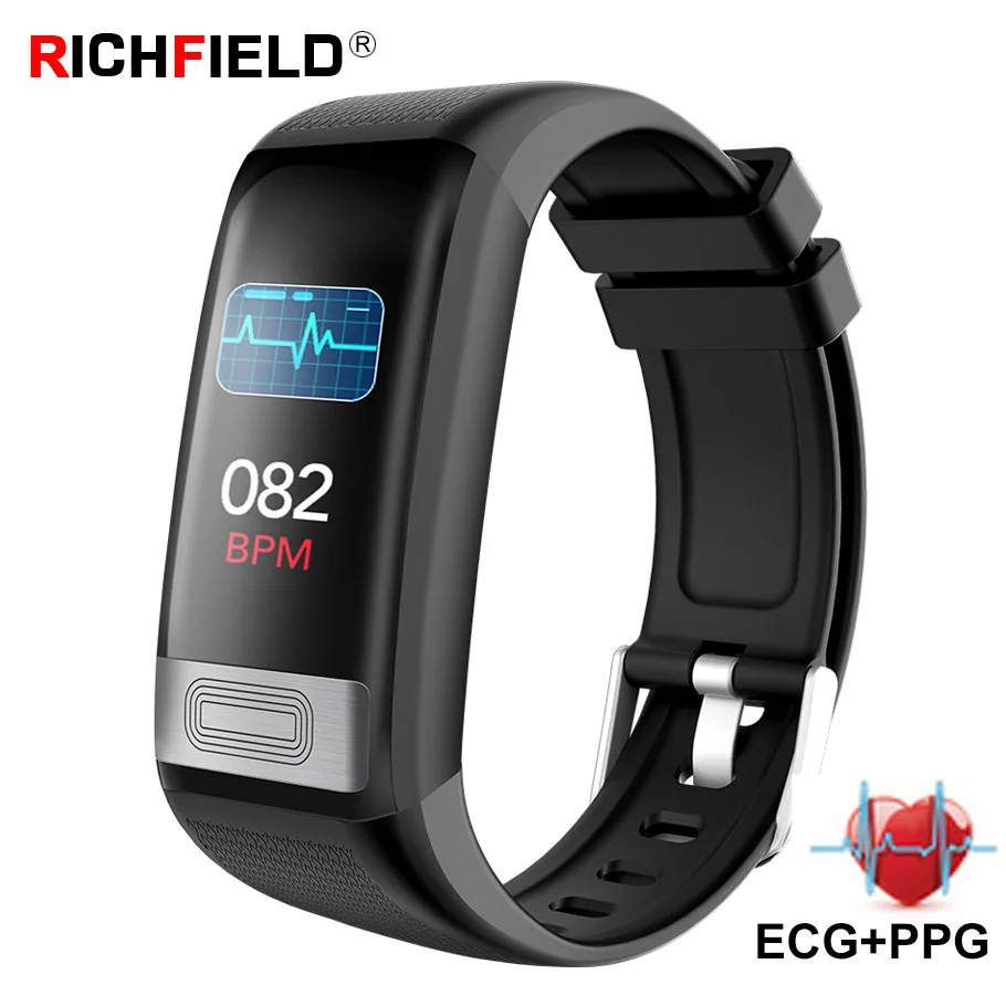 Смарт браслет ЭКГ PPG смарт кровяное давление часы монитор сна Спорт SmartBand фитнес