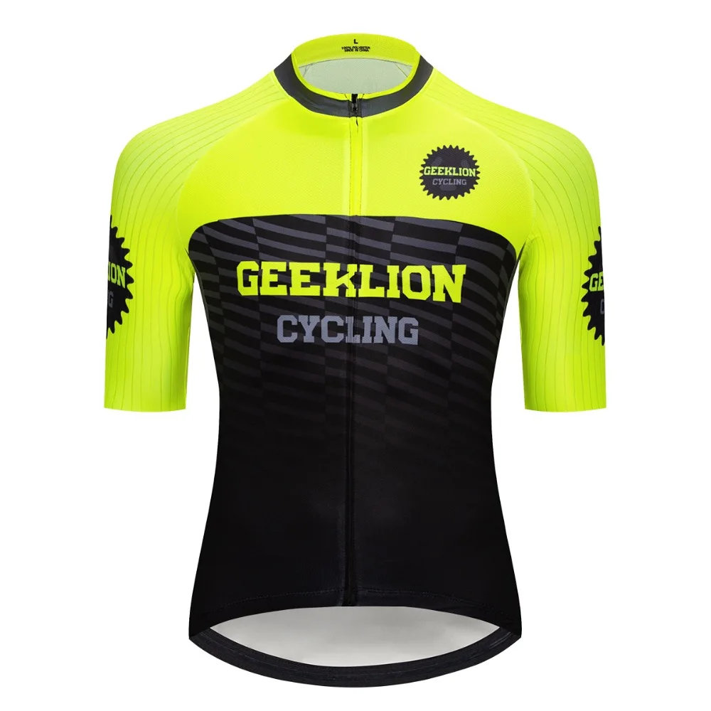 Профессиональный флуоресцентный цветной гоночный лазерный вырез Maillot Geeklion