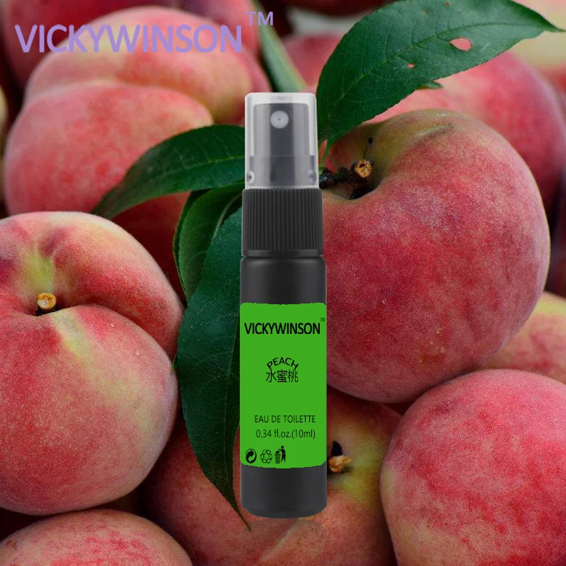 VICKYWINSON الخوخ إزالة الروائح 10 مللي العطور رذاذ عطر امرأة أنيقة طويلة الأمد العطر كل يوم مزيل العرق