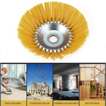 

Outer Diameter 200mm Inner Hole 25.4mm Nylon Weed Brush Universal Trimmer Head Brush Cutter Durable Garden Tools