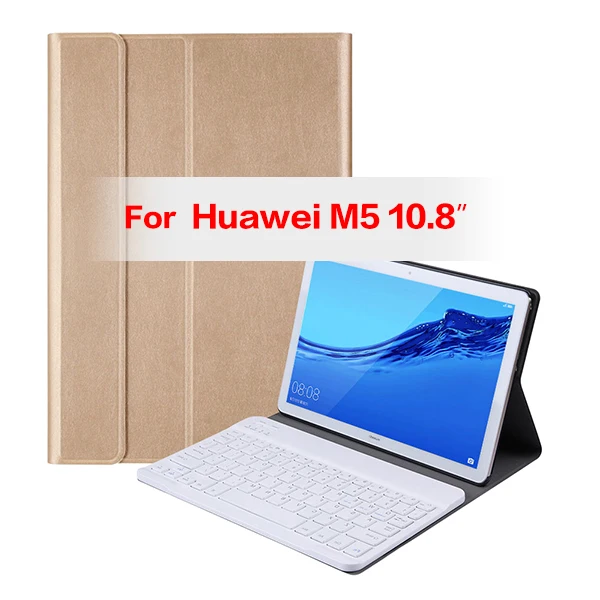 Съемный кожаный чехол с клавиатурой Bluetooth для huawei MediaPad M5 10 Pro 10,8 CRM-AL09 CRM-W09 чехол - Цвет: HWM510 BT THJ