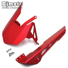 BJMOTO For Yamaha MT07 2013-2017 FZ07 2015 2016 2017 CNC Aluminum Rear Tire Hugger Fender Mudguard Chain Guard Cover