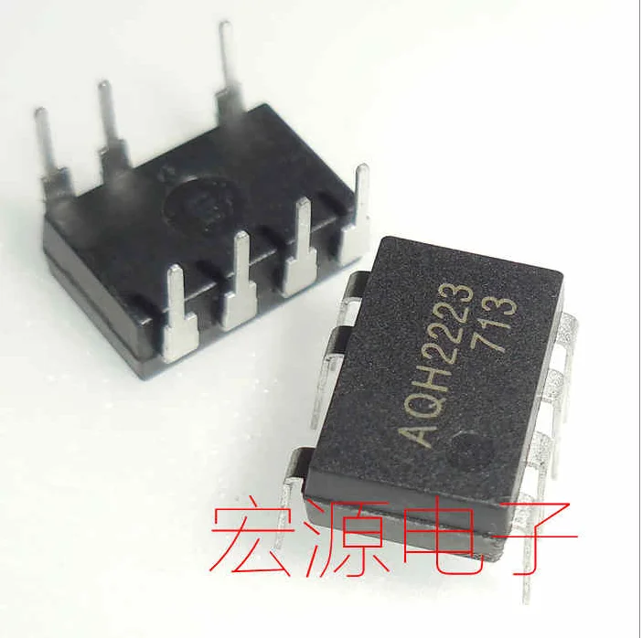 10PCS Brand New Original Chip AQH2223 DIP7 Solid State Relay ICin Integrated Circuits from