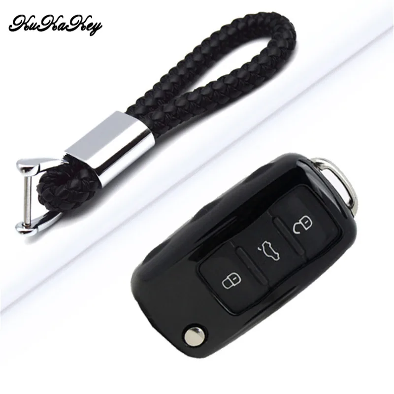 Чехол для ключей VW Golf 4 5 6 чехол Volkswagen Passat Jetta Bora Eos Scirocco Polo Sagitar Tiguan брелок стайлинга