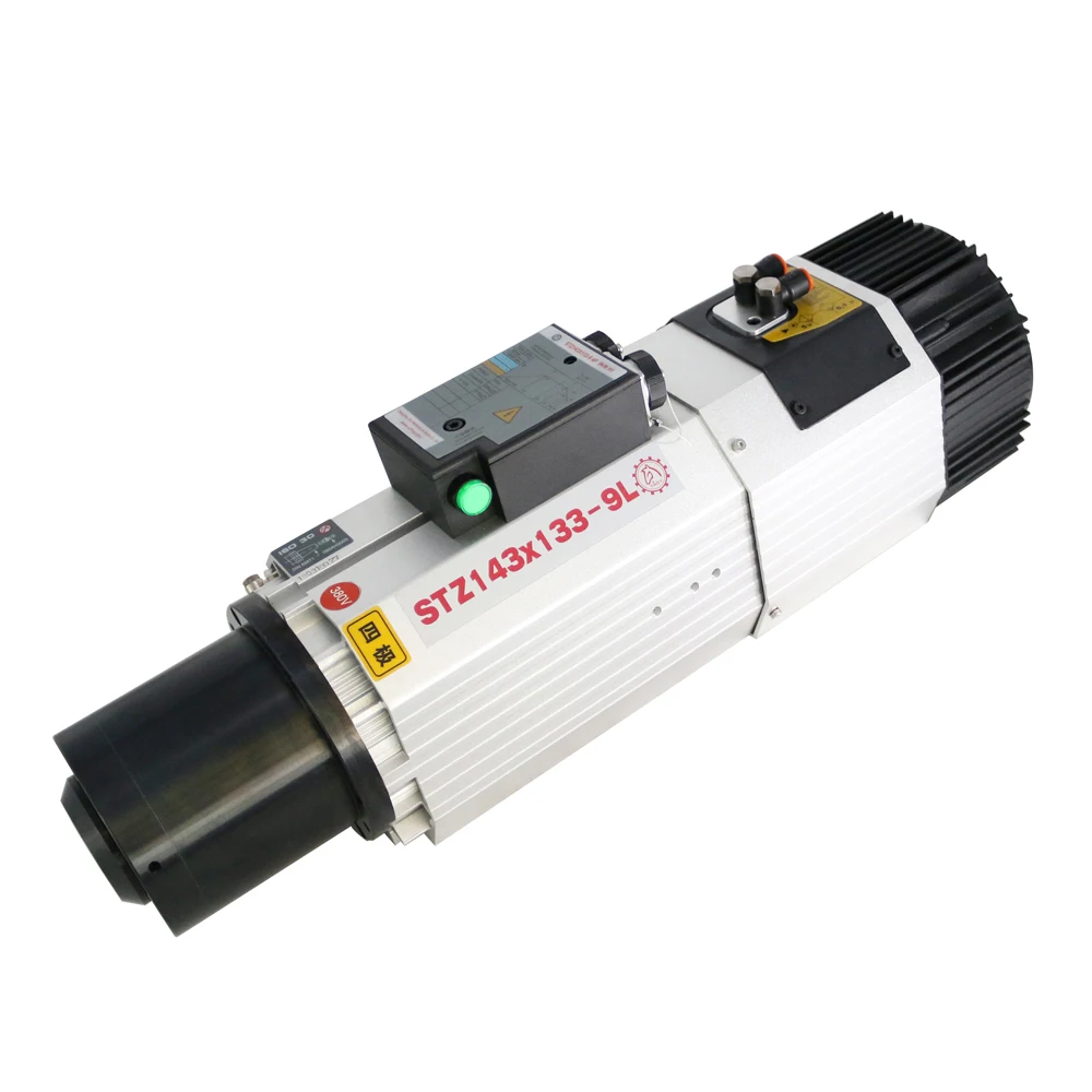 Высокое качество 9 кВт CNC мотор 12000 24000 об/мин ISO30 шпиндель 380 В/220 В 18.2A/31.6A