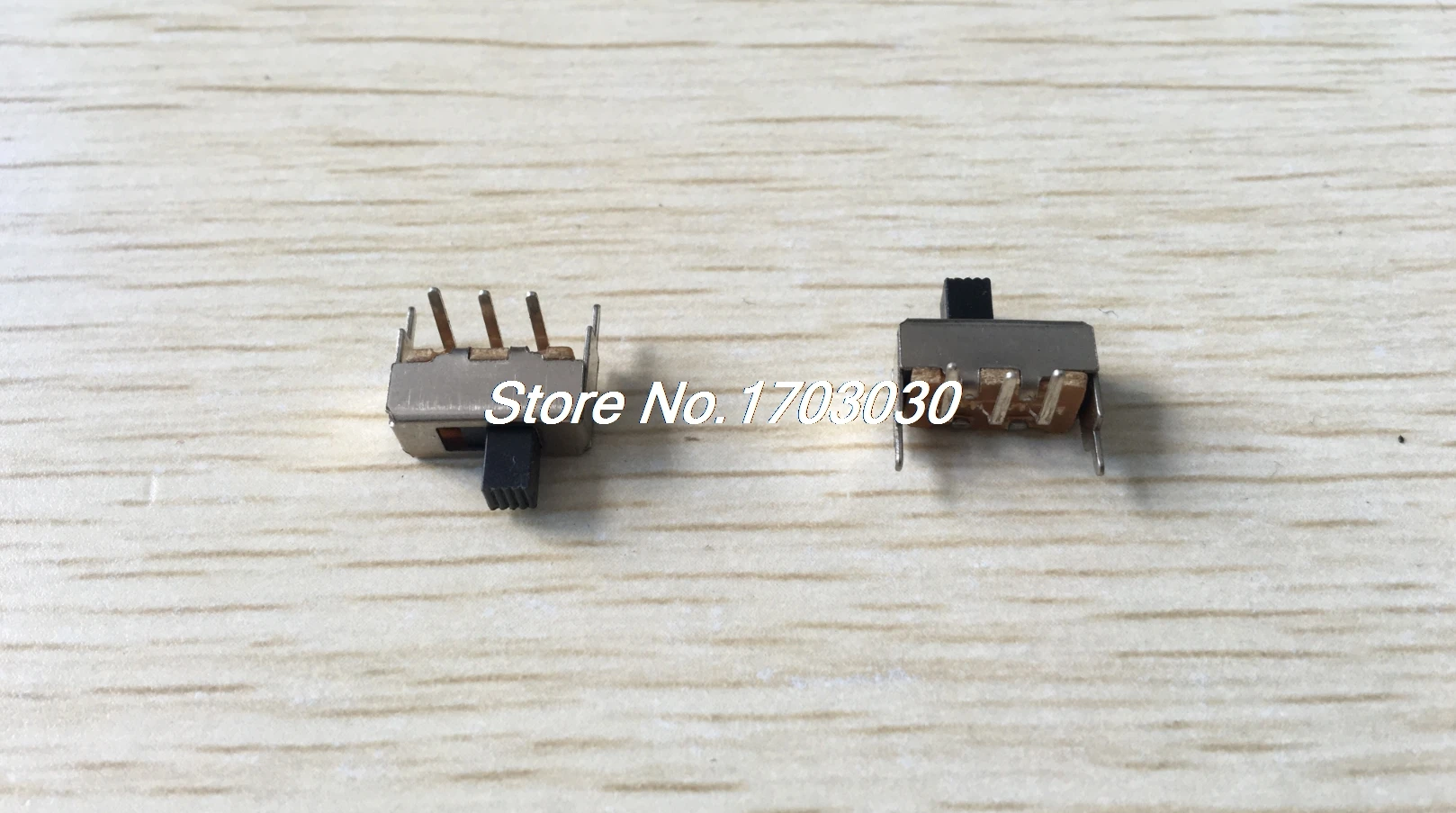 

10 Pcs x PCB DC 50V 0.5A 2 Position SPDT 1P2T Right Angle Mini Slide Switch 3 Pin