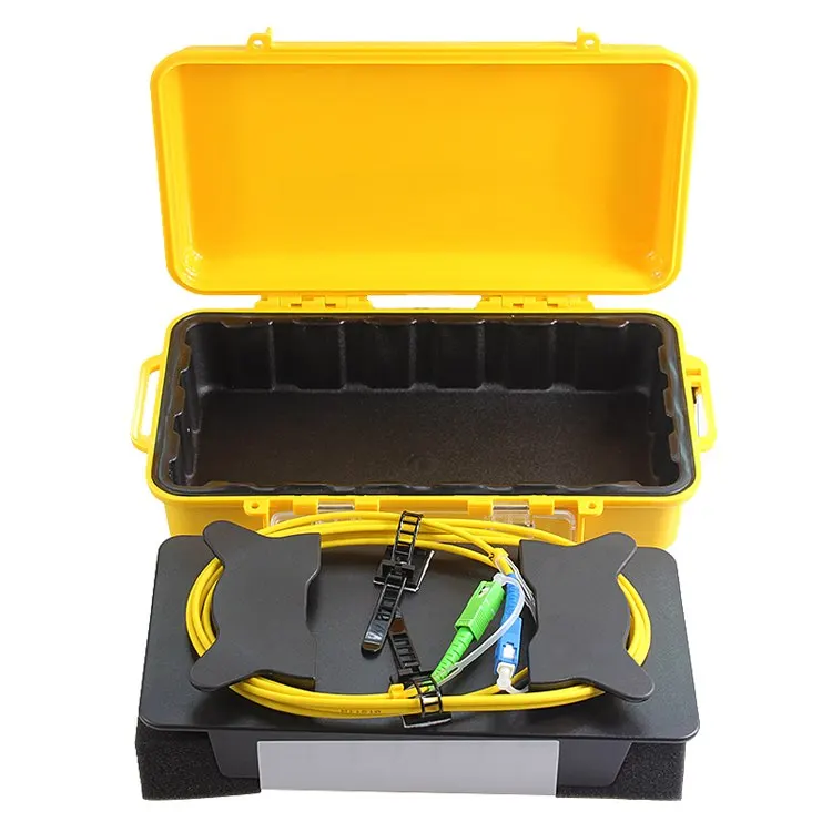 

Fiber Optic OTDR Launch Cable Box 1310/1550nm SC/UPC-SC/APC OTDR Dead Zone Eliminator,Fiber Rings Free Shipping