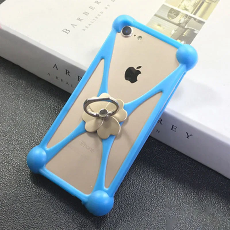 

1pcs 2019 new four-leaf clover ring buckle universal mobile phone case forfor iphone6s 7 8p Xs Xr