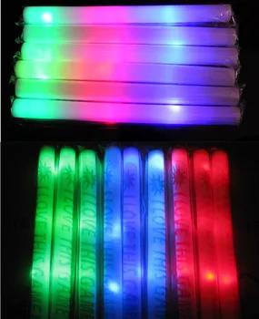 

Concert light sticks wholesale custom large electronic led colorful luminous stick foam sponge light sticks