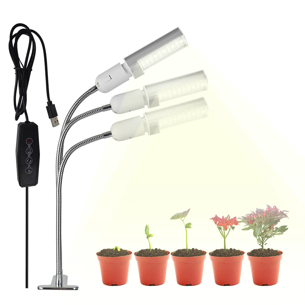 75 Вт светодиодный Grow Light Яркий 150 светодиодный s Sunlike автоматическое включение усилитель с 3/6/12 H таймер промышленная лампа с регулируемой яркостью клип на Настольная лампа для растений - Испускаемый цвет: Full Spectrum Light